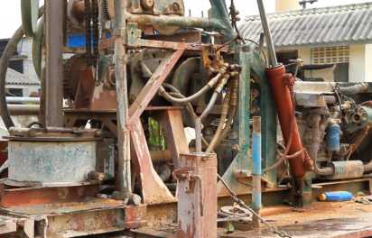 Power Rig Borewell Cleaning