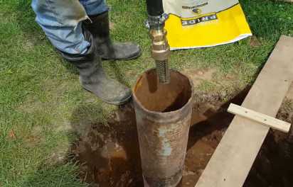 Borewell Suction Line Cleaning